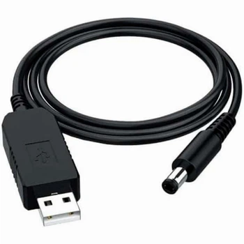 Кабель живлення USB to DC 5.8mm для маршрутизаторів камер та електроніки 5V 12V 1 метр надійне підключення