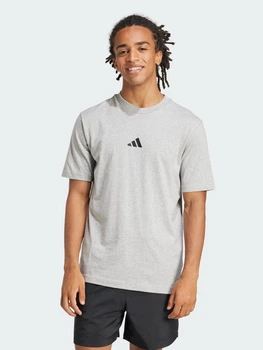 Футболка хлопковая длинная мужская Adidas Essentials JF1091 XL Серая (4067906094959)