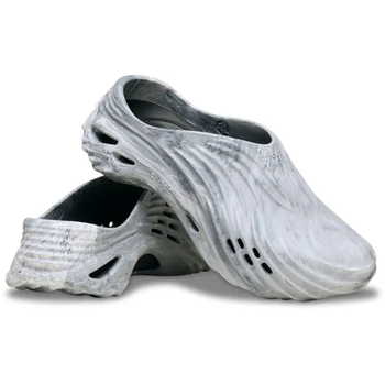 Чоловічі кроксі Ехо Сірі Crocs Echo Watercolor Marbled Wave Black/White (45-46 р, сірий)