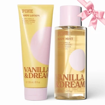 Набір Victoria's Secret PINK Victoria’s Secret Vanilla & Dreamy Mist + Lotion (122/224d)