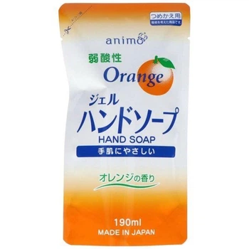 ROCKET SOAP Weak Acid Gel Hand Soap pH-балансированное мыло-гель для рук, апельсин (сменный блок), 190 мл