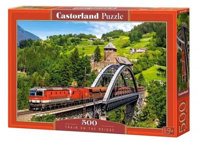 Пазл Castorland puzzle Поезд на мосту, 500 эл. (B-52462)
