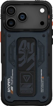 Панель SkinArma Aegis Magnetic Charging + Grip Stand для Apple iPhone 17 Pro Max Navy (SK-2025IPP6.9-AEGIS-BLU)