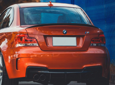 Спойлер P-Style для BMW 1 E82 2004–2011, черный глянец