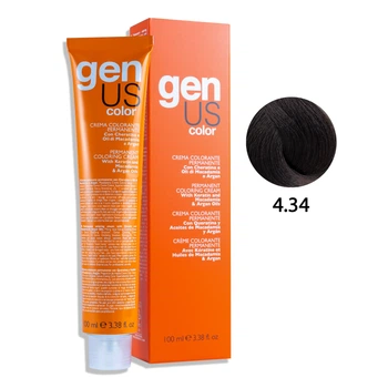 Стійка крем-фарба GENUS 4.34 Chestnut Chocolate 100 мл