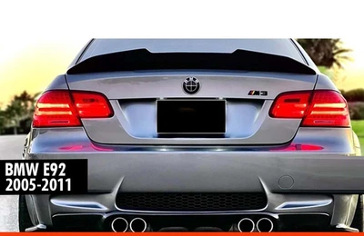 Спойлер PSM-Style для BMW 3 E92 2006–2013, черный глянец