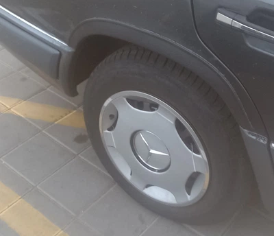 Розширювачі колісних арок для Mercedes E-class W124 1989-1995, пластик, чорні, 4 шт.
