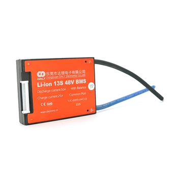 BMS плата DaLy Li-ion 48V 13S 50A симетрія
