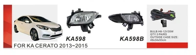 Противотуманные фары для Nissan X-Trail T32/Rogue 2014-2016 (полный комплект)