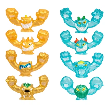 Набор фигурок Гуджитсу Рогатка Метеор Меднес Heroes of Goo Jit Zu Meteor Madness Goo-Slingers 8 штук