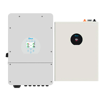 Комплект автономного энергоснабжения Deye SUN-12K-SG02LP1-EU 12kW + Deye SE-F5 Pro-C 5.12kWh White