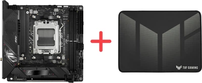 Материнська плата Asus ROG STRIX B650E-I Gaming Wi-Fi (sAM5, AMD B650, PCI-Ex16)+ Ігрова поверхня Asus TUF Gaming P1 Speed у подарунок!