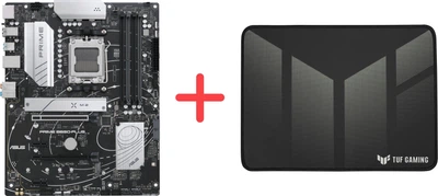 Материнська плата Asus PRIME B650-Plus (sAM5, AMD B650, PCI-Ex16)+ Ігрова поверхня Asus TUF Gaming P1 Speed у подарунок!