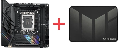 Материнська плата Asus ROG STRIX B760-I Gaming Wi-Fi (s1700, Intel B760, PCI-Ex16)+ Ігрова поверхня Asus TUF Gaming P1 Speed у подарунок!