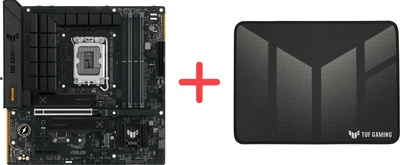 Материнська плата Asus TUF GAMING B760M-PLUS Wi-Fi II (s1700, Intel B760, PCI-Ex16)+ Ігрова поверхня Asus TUF Gaming P1 Speed у подарунок!