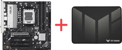 Материнська плата Asus B850M MAX Gaming Wi-Fi (sAM5, AMD B850, PCI-Ex16)+ Ігрова поверхня Asus TUF Gaming P1 Speed у подарунок!