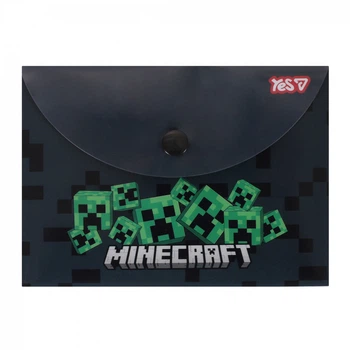 Папка-конверт на кнопці Yes B7 Minecraft Creepers (492347)