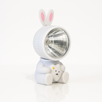 Настільний LED Нічник Berger 1055-NL-5 White Rabbit 5Вт, із пультом д/у та акумулятором 600mAh