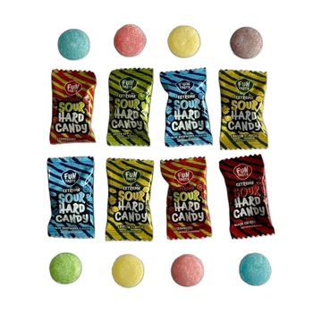 Цукерка EXTREMELY SOUR HARD CANDY з кислим смаком 500г.
