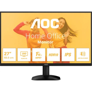 Монітор TFT AOC 27" Q27B35E IPS QHD 300nit 75Hz HDMI DP Black