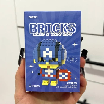 Конструктор Bricks Marvel Comics Captain America 219 деталей Марвел Комикс Капитан Америка