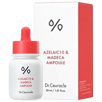 Сыворотка с азелаиновой кислотой 10% и мадекасосид Dr.Ceuracle Azelaic 10 & Madeca Ampoule