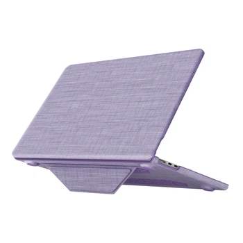 Чехол-накладка для ноутбука PC+Fabric AMO-TRI для Apple MacBook Air 15 (2025/2024/2023) модель M4/M3 A3114/M2 A2941 Purple
