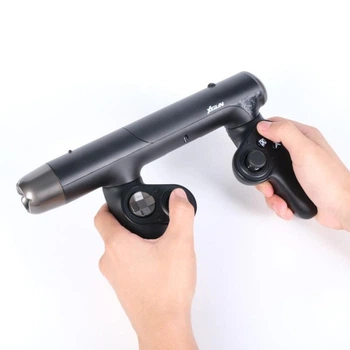 Ігровий контролер XGUN X1 пістолет для PS4 PS5 Switch Android iOS з лазерним прицілом вібрацією та акумулятором Чорний
