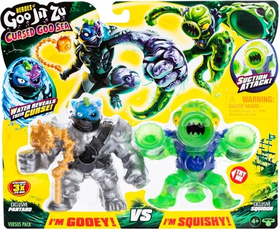Фігурка Стретч-Антистрес Goo Jit Zu Пантаро Проти Сквідора Cursed Goo Sea Pantaro VS Squidor 42671