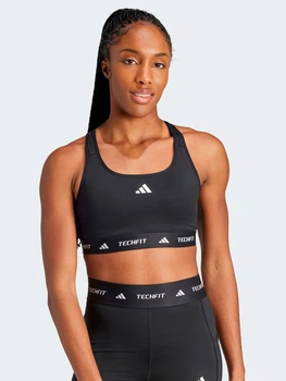 Спортивный топ для бега женский Adidas Tf Bra JG1409 S Black (4067896240541)