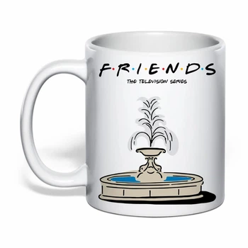 Чашка з друком "Friends (Друзі)" №3 (колір білий) (37160)
