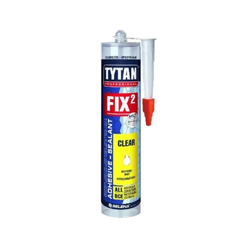 Монтажний клей-герметик Tytan Fix2 Clear безколірний 290мл