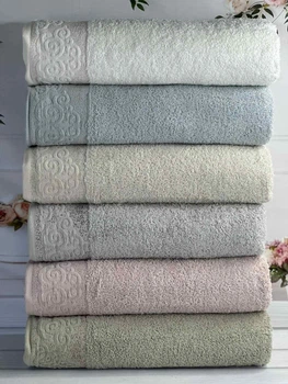 Набор махровых полотенец Cestepe MicroCotton Premium Sila 50х90 см лицевые 6 шт.