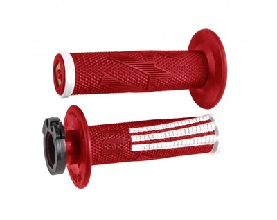 Мото грипсы ODI EMIG PRO MX V2 Lock-On Grip RED/White