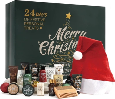 Адвент-календарь для мужчин Merry Christmas Body & Earth Men Advent Calendar