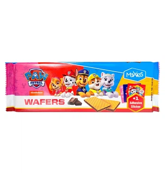 Вафлі Paw Patrol Щенячий Патруль + наклейка 150г