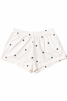 Шорти H&M 3997444 134-140см білий сердечки
