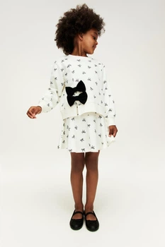 Спідниця H&M 1246418 122-128см білий бантики