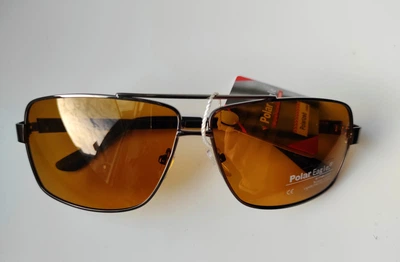 Очки для водителей Polar Eagle Amber Drive — антибликовые, поляризация, дневное вождение, UV400
