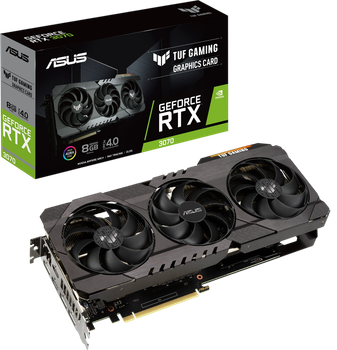 Відеокарта GeForce RTX 3070 8GB Asus TUF Gaming (TUF-RTX3070-8G-GAMING)