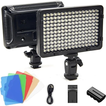Накамерный видеосвет LED PT-176S 11W 1320LM для фото и видеосъемки с регулируемой яркостью 3200-5600K