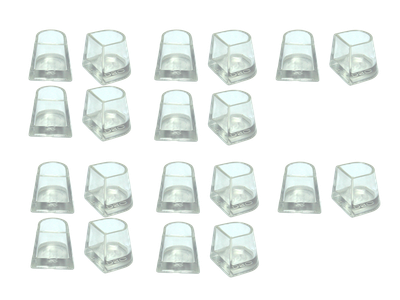 Накаблучники для бальных танцев Contour 13×13 мм, 10 пар