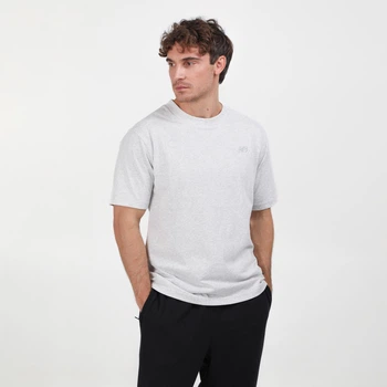 Мужская бежевая футболка New Balance NB Athletics 46 (S) (MT41533AHH)