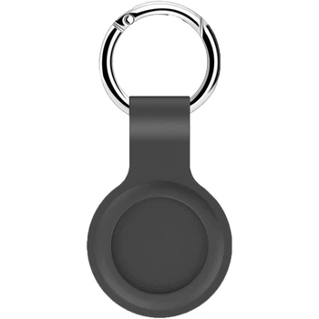 Чехол для поисковой метки Apple AirTag Silicone Key Ring Grey HC [148239]