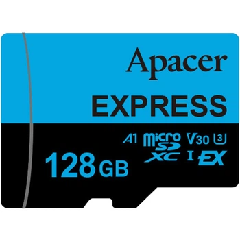 Карта памяти Apacer microSDXC 128GB Class 10 UHS-I U3 V30 A1 (AP128GMCEXG3X17-RA) [150033]
