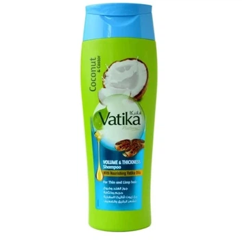 Шампунь Кокос и касторовое масло Ватика - Coconut & Castor Oil Vatika Shampoo. Dabur 200 мл