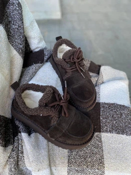Угги женские короткие замшевые UGG зимние на меху коричневые 39 5263-41