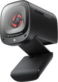 Веб камера с встроенным микрофоном Anker PowerConf 2K с искусственным шумоподавлением Black (C200)