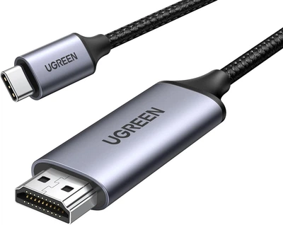 Кабель переходник Ugreen USB Type-C to HDMI Adapter Thunderbolt 4/3 4K@60Hz 2 м Grey (MM142)