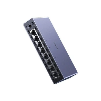 Комутатор UGREEN 8-портовий Gigabit Ethernet Switch в алюмінієвому корпусі (CM634)